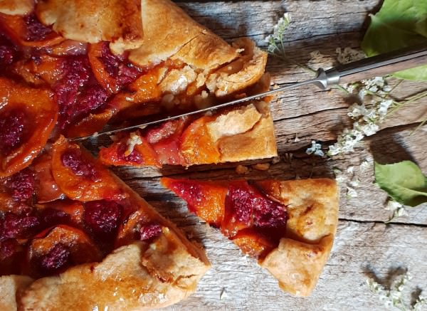 Galete de Alperce e Framboesa