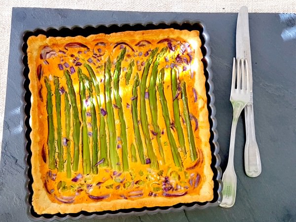 Quiche de espargos