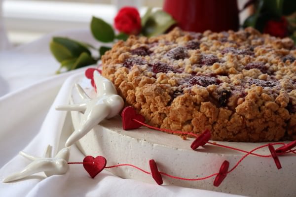 Bolo Cremoso de Framboesas