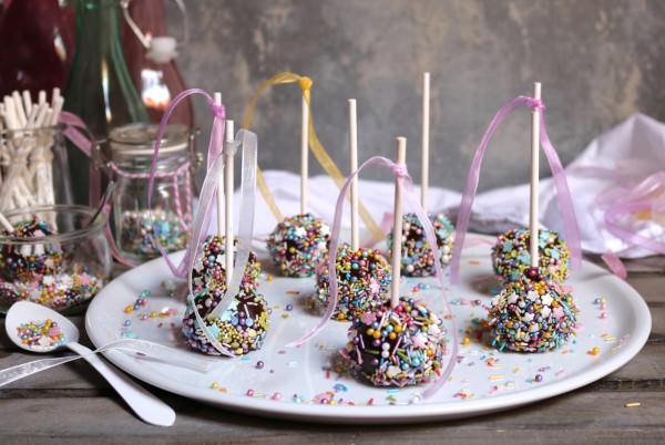 Cakepop´s de coco e chocolate